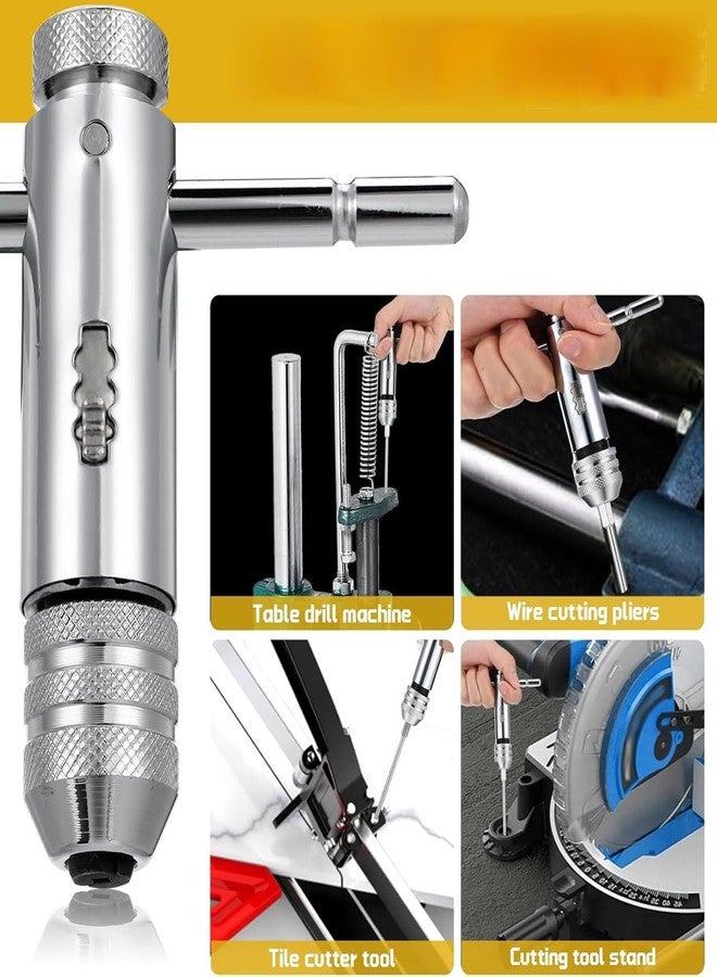 uptodateproducts مفتاح ربط صنبور بمقبض على شكل حرف T قابل للتعديل من UPTO DATE PRODUCTS، مناسب لتركيب صنابير لولبية بقطر M5-M12. - Image 4